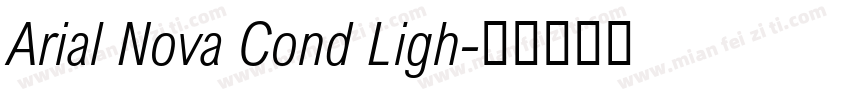 Arial Nova Cond Ligh字体转换